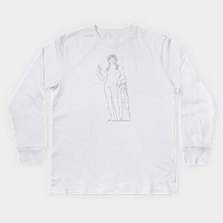 Dionysus - God of Wine Kids Long Sleeve T-Shirt